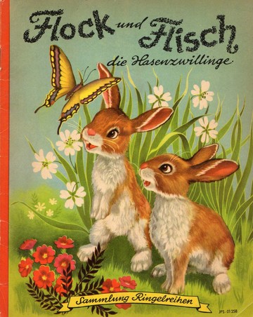 Flock und Flisch die Hasenzwillinge 童話繪本 德國古書