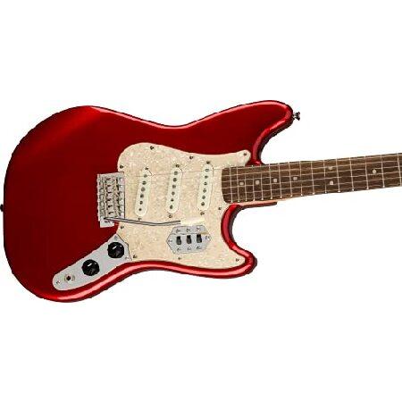 Squier by Fender エレキギター Paranormal Cyclone, Laurel Fingerboard, Pearloid Pickguard, Candy Apple Red CAR ソフトケース付き