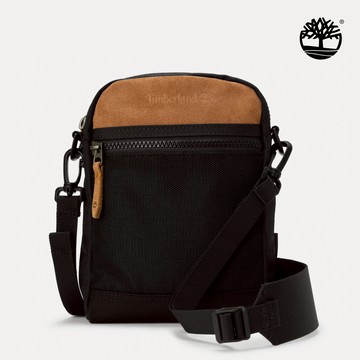 中性黑色休閒側背小包|A43MB001