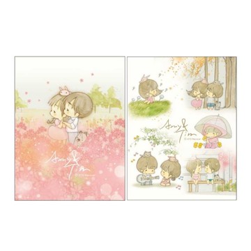 A&T 相本(200入)-粉紅色的花/許多圖的回憶