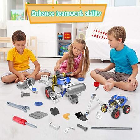 HISTOYE Stem Building Toys for Boys Age 6-8,5 in Erector Set for