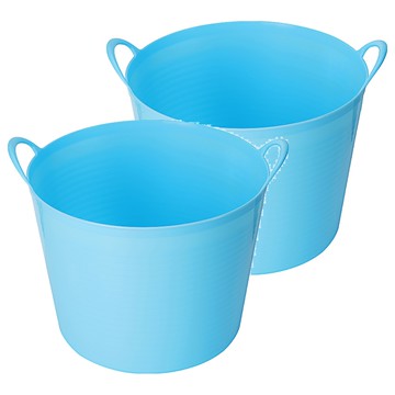 KEYWAY 聯府 雙耳彈性收納籃 14.5L  中 360 x 315 x 285mm  顏色隨機  2個