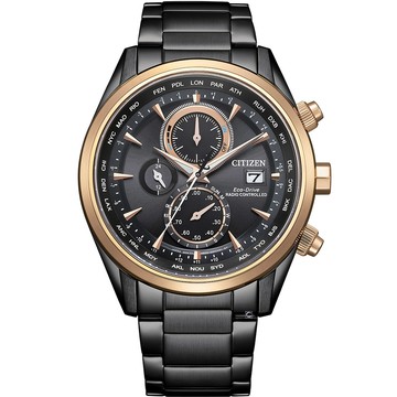CITIZEN 光動能全球電波時計錶款 男錶 手錶/43mm AT8268-83E