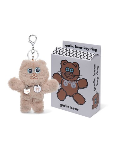 OOSS Garlic Bear Keyring [Beige]