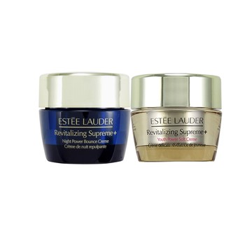 【Estee Lauder 雅詩蘭黛】年輕無敵一夜修護膠原霜15ml+年輕無敵膠原霜 15ml