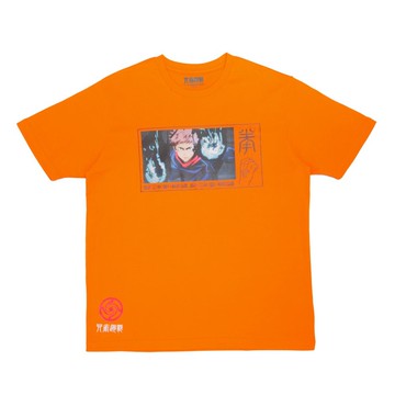 【咒術迴戰】虎杖悠仁 聯名T恤 #橘 JK22A6-76OG