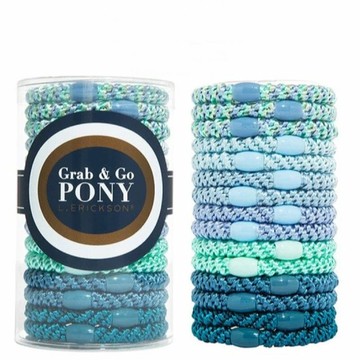 美國 L. Erickson 彈力髮圈-Corsica 粗款髮圈 分裝5入/桶裝15入 不咬髮 名牌髮圈＊夏日微風＊