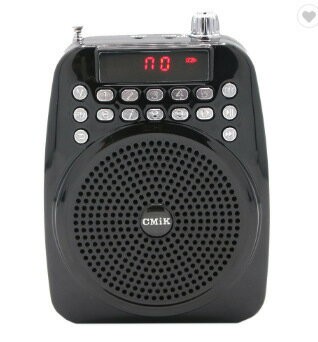 CMIK新款小蜜蜂擴音器便捷式數字顯示無線藍牙麥克風廣場舞擴音器【宜家良品百貨】