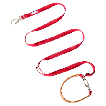 Hidream 啵啵系列 多功能斜跨寵物牽繩 HD45514 荳蔻紅  108~220 x 2cm  1條