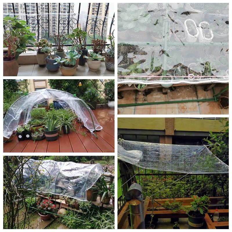 柔らかい透明なpvc防水シート,防雨生地,バルコニー,盆栽,多肉植物,防水,保温,トラックの天蓋,厚さ0.3mm