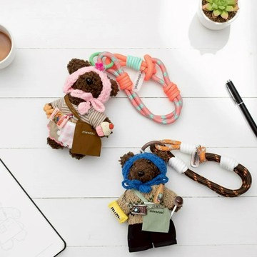 韓國 Miyansol Meongmi 泰迪比熊系列吊飾/手機掛環 - #09 多比 Dobby