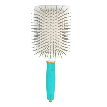 Morrocanoil 摩洛哥優油 陶瓷離子大板梳  藍白色  氣墊按摩頭皮  1支