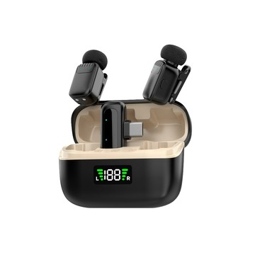 DTAudio 迷你無線收音麥克風 蘋果安卓通用 自動配對 即插即用 變聲器 CD級音質 智能降噪 直播 街訪 短影音