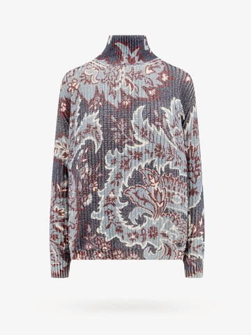 Wool sweater with multicolor pattern - ETRO - gender_Woman