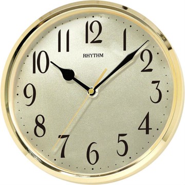 RHYTHM 麗聲鐘(CMG839) 螢光錶盤圓形掛鐘/24cm｜樂天全館特惠中★指定刷卡回饋10%