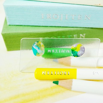 節氣 小滿 手繪貼耳耳環 耳針/耳夾