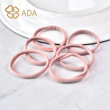 ADA柔軟高彈力髮束-粉6入