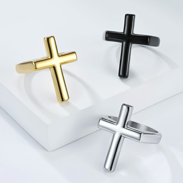 STEEL 鋼戒。十字造型 | TM