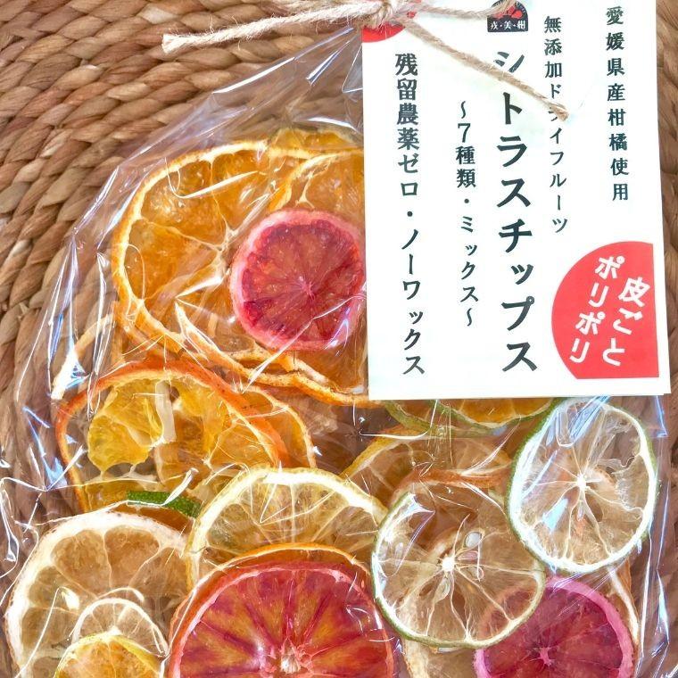 シトラスチップス ミックス 50g 無添加 ドライフルーツ げんき本舗