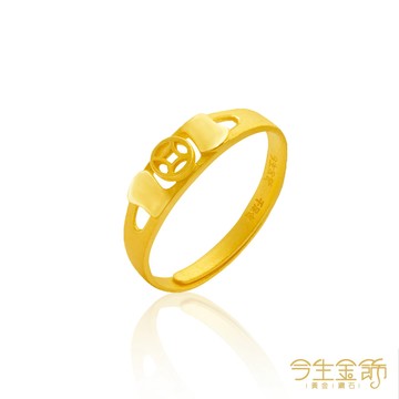 今生金飾 錢財萬利戒 黃金戒指