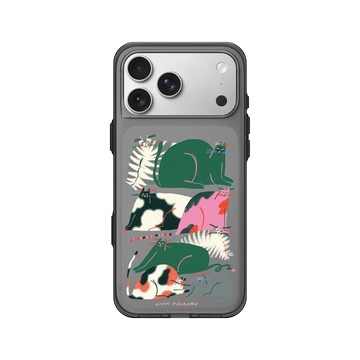 iPhone 17 Pro Max Clear (相機按鈕) 酷墨灰 - Livia Fălcaru - 貓貓咪