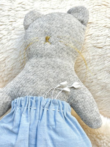 貓咪玩偶 【藍色裙子】