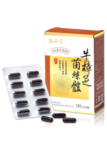 敦和堂 牛樟芝菌絲體膠囊 90粒固態培養牛樟芝精華健康調節首選
