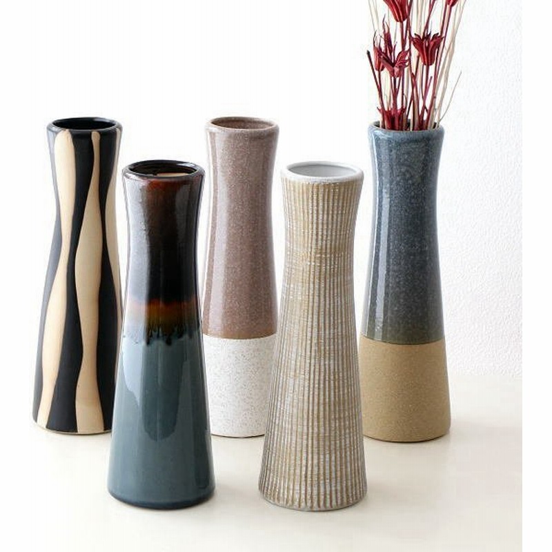 花瓶 花びん フラワーベース ドライフラワー専用 アンティーク おしゃれ かわいい セラミック ナチュラル 北欧 セラミックドライフラワーベース 5タイプ 通販 Lineポイント最大get Lineショッピング