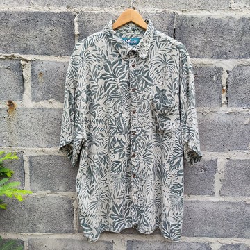 Big Dog Monstrera 夏威夷襯衫 復古款 2XL