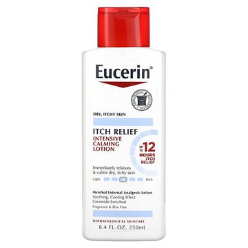 Eucerin, 瘙癢舒緩配方，優效舒緩乳液，8.4 液量盎司（250 毫升）