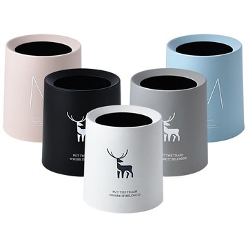 極簡北歐風桌面雙層垃圾桶(1入) 款式可選【小三美日】