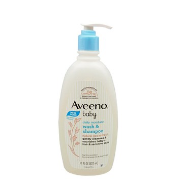 Aveeno艾惟諾 嬰兒燕麥沐浴洗髮露（532ml）【優．日常】