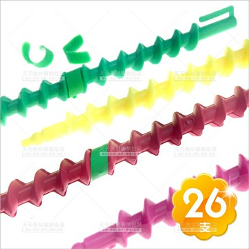 螺絲燙髮捲心(混色1號)特殊美髮燙髮工具.米粉頭[13554]