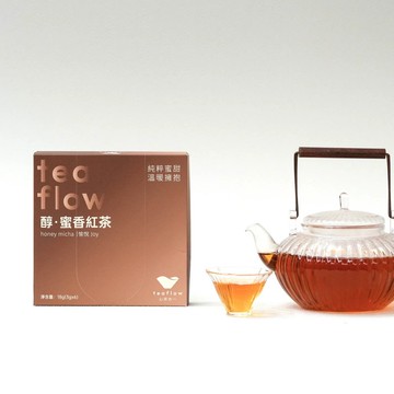 心茶合一 台灣原葉茶包【醇蜜香 6入茶包禮盒】坪林 三角紅茶包