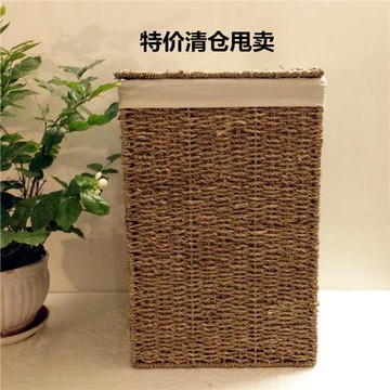 【天天特價】草編非柳編藤編臟衣籃洗衣簍臟衣桶衣物衣服整理籃
