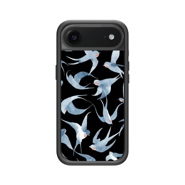 iPhone Air Mod NX -邊框背蓋組合 (相機按鈕) 黑 - 涼丰 LiangFeng - 善良的燕子都在跳舞