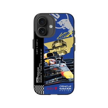 iPhone 16 Clear (相機按鈕) 酷墨灰 - Oracle Red Bull Racing - MV1