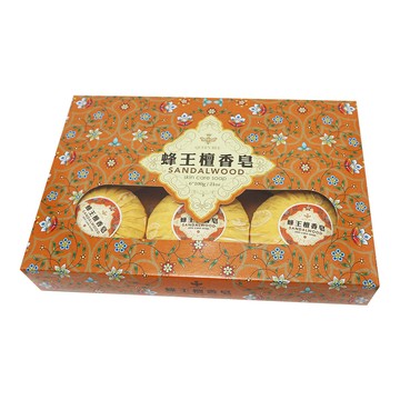 蜂王 【一品川流】檀香皂-6入盒裝 X 3組