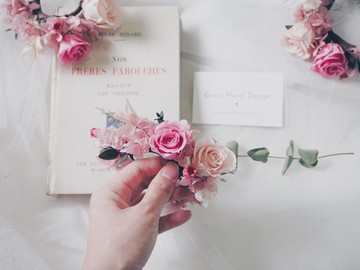 【GFD】不凋手腕花-婚禮小物/不凋花/乾燥花/永生花