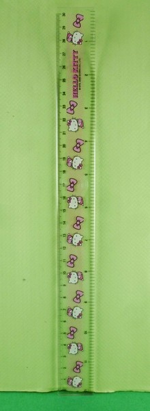 【震撼精品百貨】Hello Kitty 凱蒂貓~尺-蝴蝶結圖案