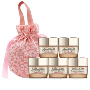 ESTEE LAUDER 雅詩蘭黛 年輕無敵膠原霜(15mlX5)[75ml/正貨容量超值組]送收納袋