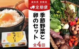 高知県産　南国土佐の季節野菜と卵（ゆずたま）の詰め合わせセット