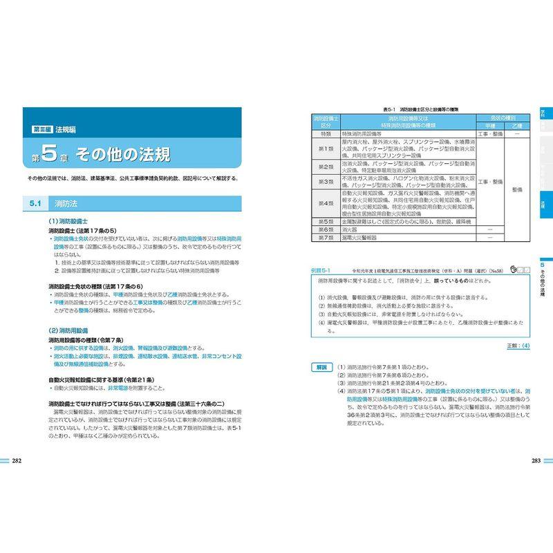 建築土木教科書 1級・2級 電気通信工事施工管理技士 学科・実地 要点整理 過去問解説