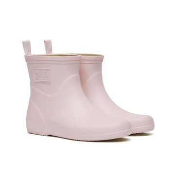 韓國 ROCKFISH EBBY RAIN BOOTS SHORT 女款 簡約素面短筒雨靴 粉紅色PINK
