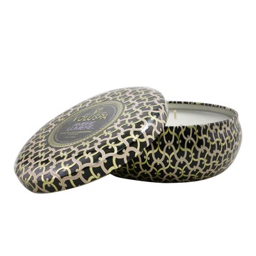 Voluspa - 3個燈芯裝飾錫芳香蠟燭 - Ambre Lumiere