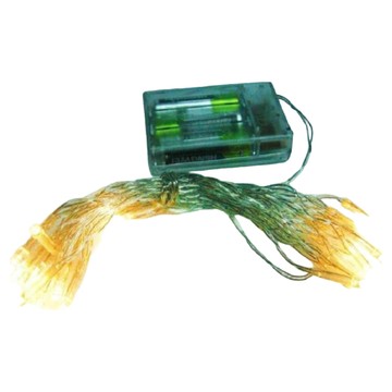 MODACore 摩達客 聖誕燈 LED燈串20燈電池燈 優雅質感吊飾設計 歐美外銷規格等級  暖白光 透明線  1組