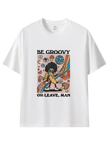 讓日常也有靈魂|Groovy 復古靈魂插畫棉T