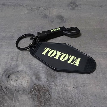 TOYOTA FORD HONDA MAZDA KIA 汽車鑰匙圈 夜光勾扣鑰匙圈 鑰匙圈 吊飾 掛件 反光屋FKW
