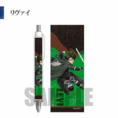 ボールペン 進撃の巨人 グッズ 公式 全8種 エレン ミカサ