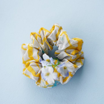 小花針線房 | 送禮No.1.蜜糖天空.花布拼接.手製大腸圈.禮物.訂製